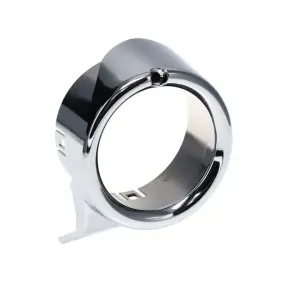 1972 Chevy K30 Pickup AC Vent Outlet Bezel with Seals - RH - Chrome - 67-72 Chevy GMC CK Truck Blazer Jimmy Suburban